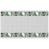 104" Zuidwestelijke zonsopgang in het groen Tafelkleed (Voorkant (Horizontaal))