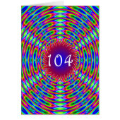 104e Abstracte Trippy-cirkels van de geboorte (Voorkant)