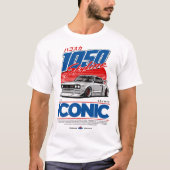 1050 Skyline JDM Retro Auto T-shirt (Voorkant)