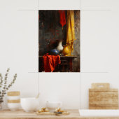 1057 Drie vazen Poster (Keuken)