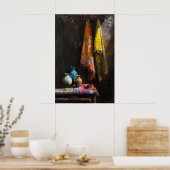 1058 Drie vazen Poster (Keuken)