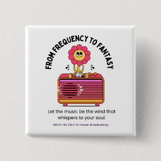 105,5-pins hit vierkante button 5,1 cm