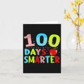 105 dagen Slimmere leraar of student 100ste dag va Kaart (Gele Bloem)
