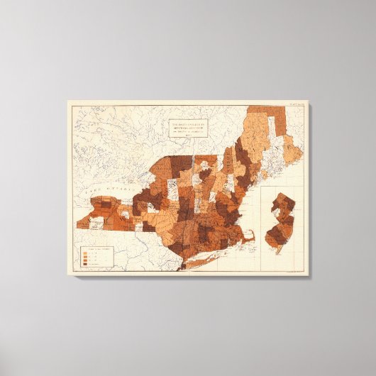 105 Difterie, groep NY, NJ, New England Canvas Afdruk (Voorkant)