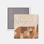 105 Difterie, groep NY, NJ, New England Magneet (Voorkant / Achterkant)