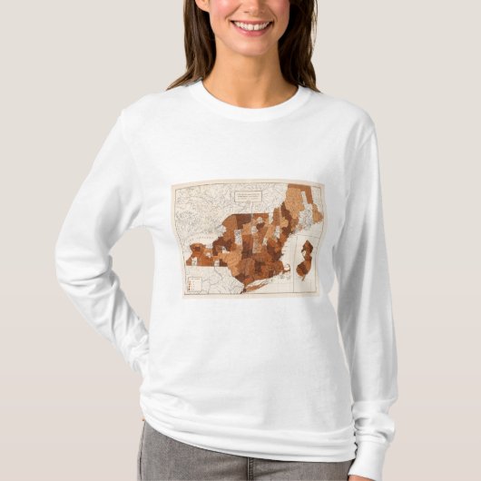 105 Difterie, groep NY, NJ, New England T-shirt (Voorkant)