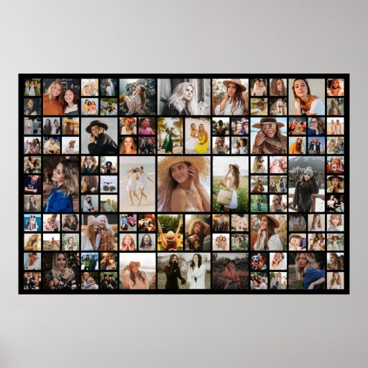 105 Fotocollage Herinnering Poster (Voorkant)