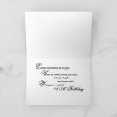 105 Jaar Oud Verjaardagscadeau en Lelies Kaart (Binnen)