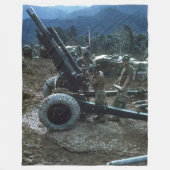 105 mm HOWITZER 2 Fleece Blanket Deken (Voorkant)