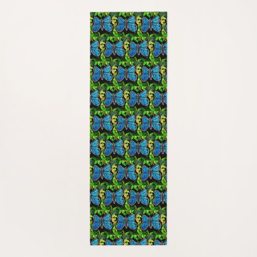 105 - Morpho Butterfly Yoga Mat (Achterkant)