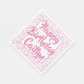 105 Verjaardag Willekeurig Nummer Patroon Scallops Servet (Hoek)