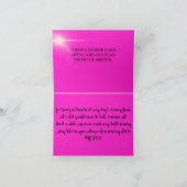 105C - maakt mijn wereld draaiend Bedankkaart (Binnen)