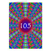 105e Abstracte Trippy-cirkels van de geboorte (Voorkant)