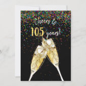 105e verjaardagsfeest kaart (Voorkant)