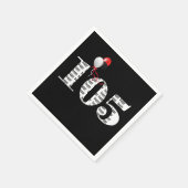 105e verjaardagsfeestballonnen servet (Hoek)