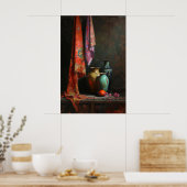 1061 Drie vazen Poster (Keuken)