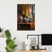 1062 Drie vazen Poster (Thuiskantoor)