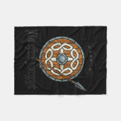 1066 Naefre Forgyt Never Forget Viking England His Fleece Deken (Voorkant (Horizontaal))