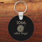 1066 Naefre Forgyt Never Forget Viking England His Sleutelhanger (Voorkant)
