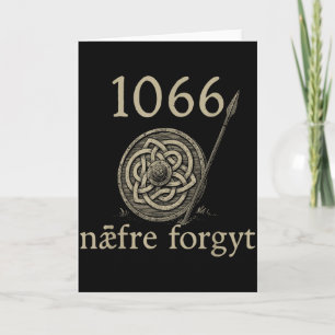1066 Naefre Forgyt Nooit Vergeten Viking Engeland Kaart