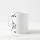 1066 Never Forget Naefre Forgyt Funny English Hist Koffiemok (Voorkant links)