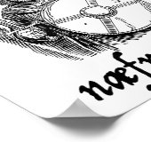 1066 Never Forget Naefre Forgyt Funny English Hist Poster (Hoek)