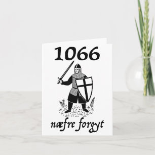 1066 Nooit Vergeten Naefre Forgyt Grappige Engelse Kaart