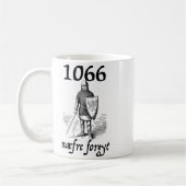 1066 Nooit Vergeten Naefre Forgyt Grappige Engelse Koffiemok (Links)