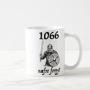 1066 Nooit Vergeten Naefre Forgyt Grappige Engelse Koffiemok