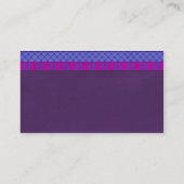 1066 PAARSE BLUE HOT PINK ACHTERGRONDEN STRIPES SO VISITEKAARTJE (Achterkant)