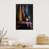 1067 Drie vazen Poster (Keuken)