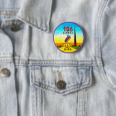 106 jaar ronde button 5,7 cm (In situ)