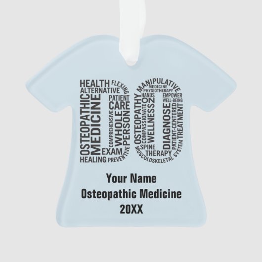 106 Osteopathische geneeskunde DO Osteopathie pers Ornament (voorkant)