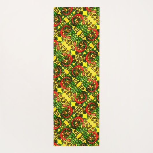 106 - Red Gecko Yoga Mat (Achterkant)
