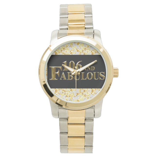 106 Verjaardag  Horloge (Voorkant)