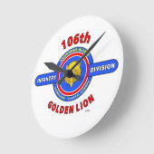 106E INFANTRY DIVISION "GOLDEN LION" RONDE KLOK (Hoek)