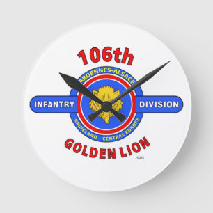106E INFANTRY DIVISION "GOLDEN LION" RONDE KLOK