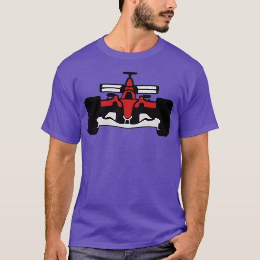 1072 Formule 1 raceauto vrienden T-shirt (Voorkant)