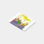 1074 Doe het de eerste keer juiste cartoon Post-it® Notes (Schuin)
