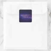 107:1 VIERKANTE STICKER (Tas)