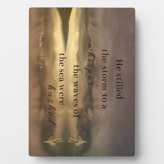 107:29 Hij heeft het storm gefluisterd Fotoplaat (voorkant)