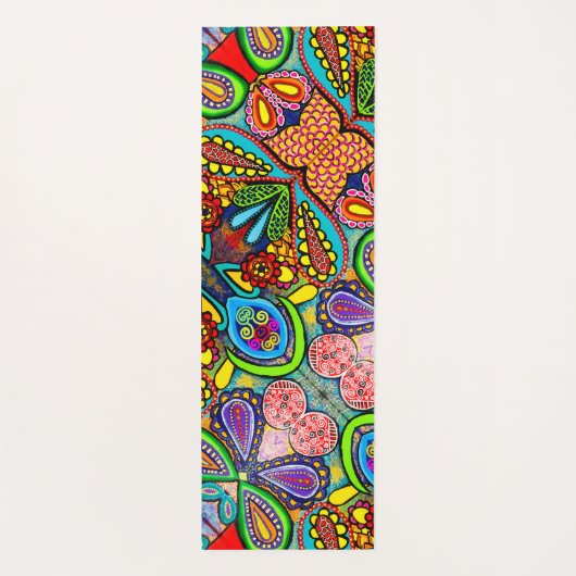 107 - Cellular Art Yoga Mat (Achterkant)