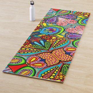 107 - Cellular Art Yoga Mat