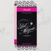 107 Jodene - BAT MITZVAH UITNODIGINGEN :: ceremoni (Voorkant / Achterkant)