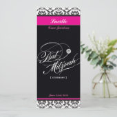 107 Jodene - BAT MITZVAH UITNODIGINGEN:: ceremonie Kaart (Staand voorkant)