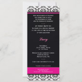 107 Jodene - BAT MITZVAH UITNODIGINGEN:: ceremonie Kaart (Achterkant)