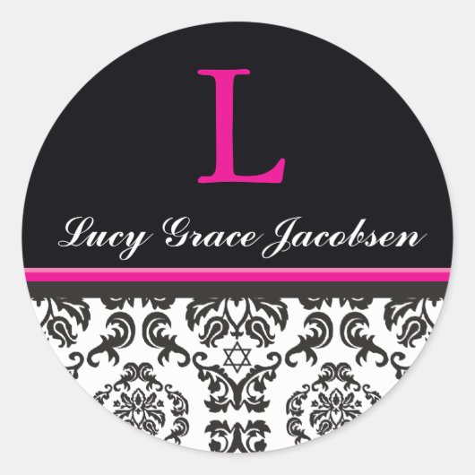 107 Jodene :: STICKER SEAL :: damask1 (Voorkant)