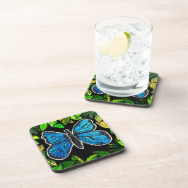 107 - Onderzetters van Morpho Butterfly