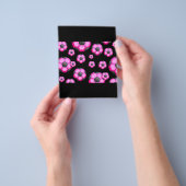 107 PINK VOETBAL SPORTS TEAM PATTERN WALLPAPER FLYER (Hand)