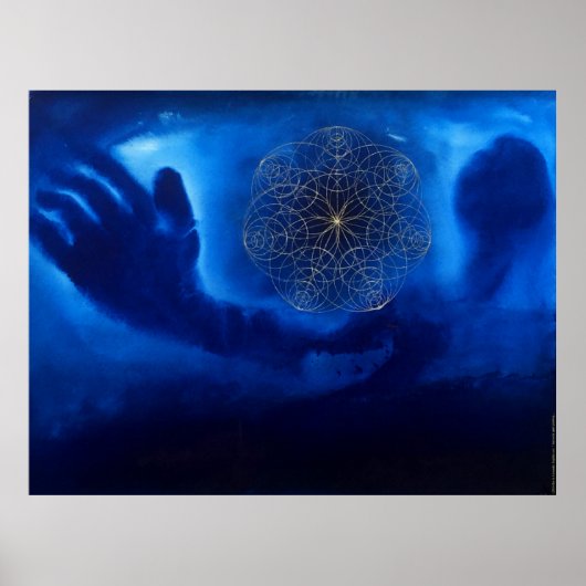 #107. Seven Harmonik Spirit Painting Poster (Voorkant)